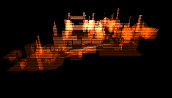 Glitch hologram chromatic aberration